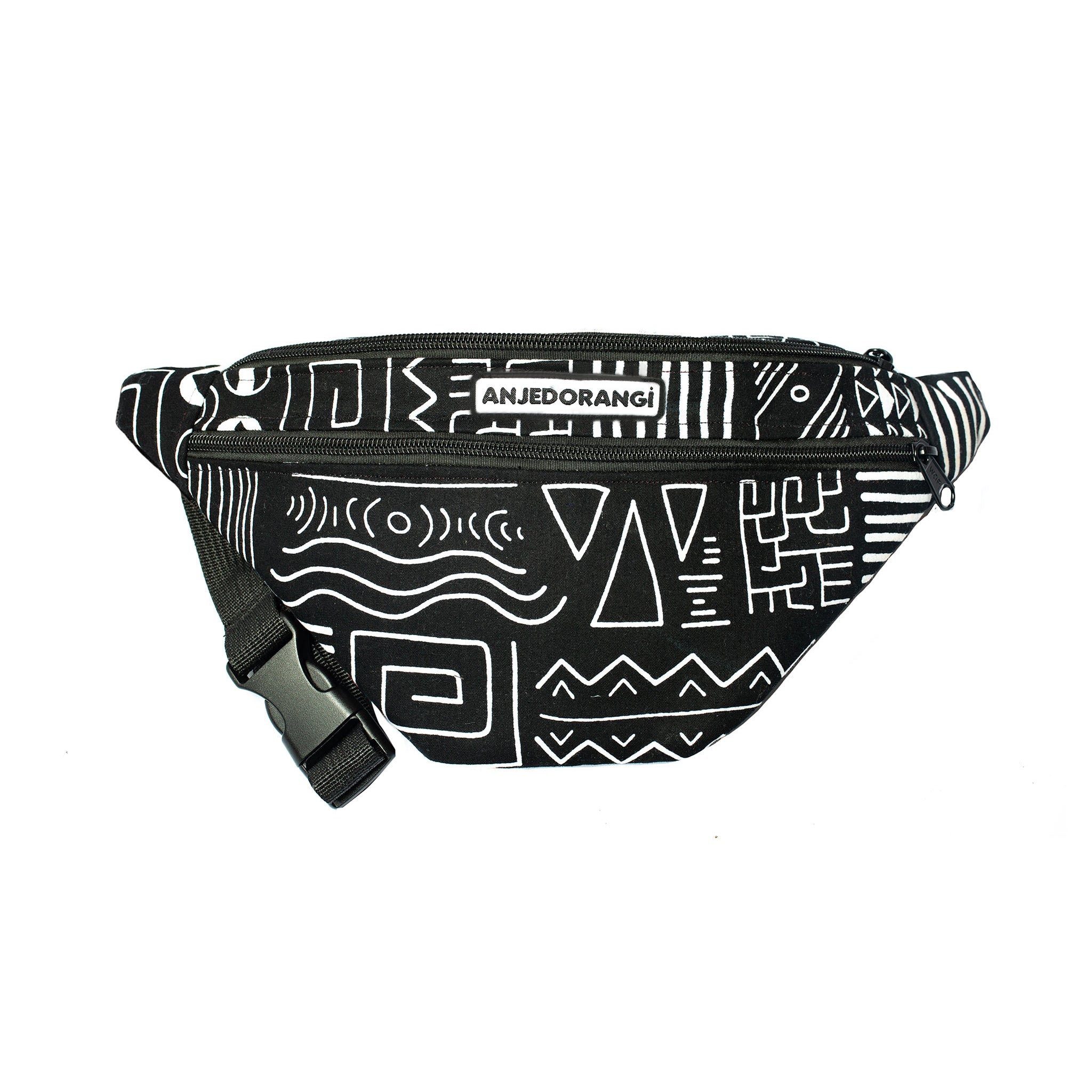 Black and white clearance bum bag